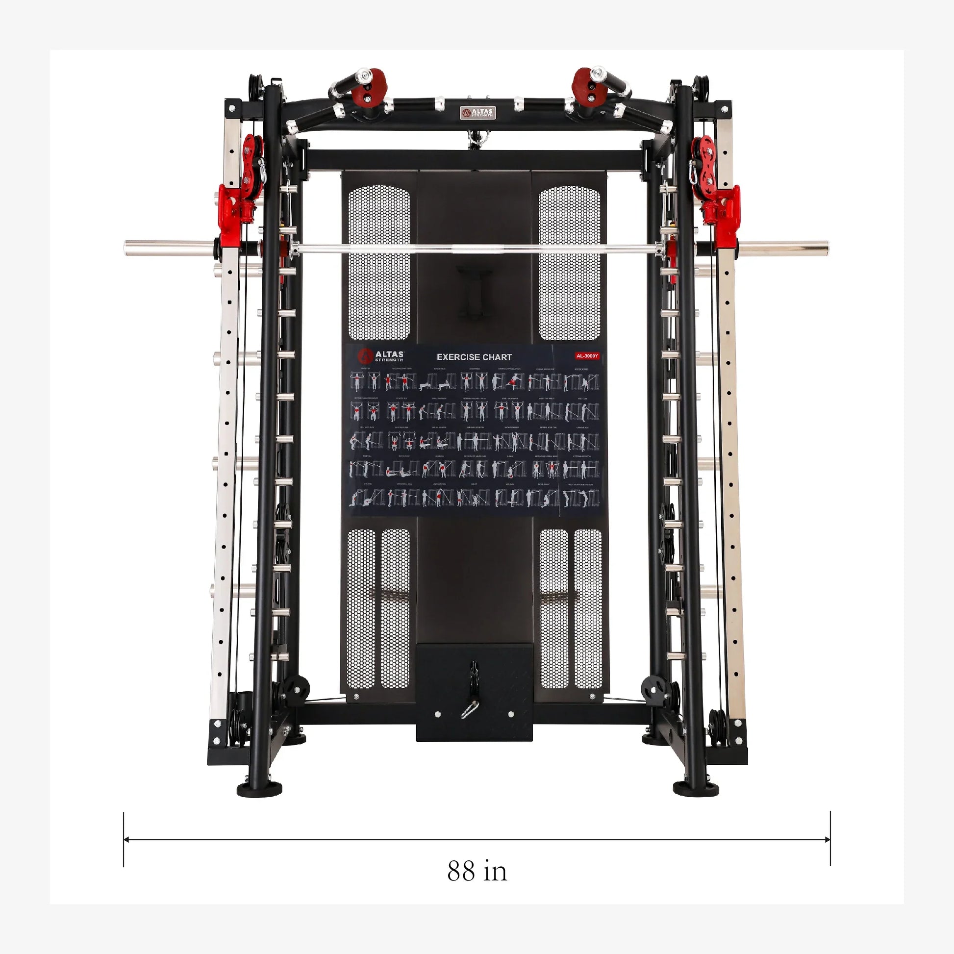 Altas AL-3000Y Multi-Functional Smith Machine Bundle Strength Altas Strength