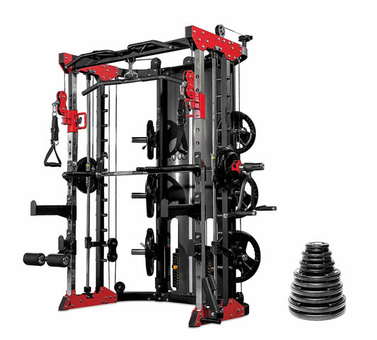 AL-3058 All in One Smith Functional Bundles Strength Altas Strength AL3058 + 245LB Plate Set  